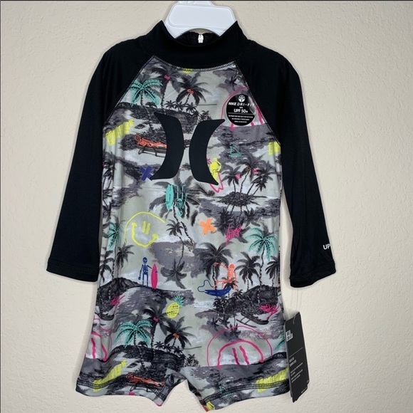 NWT Hurley Baby One Piece Swimsuit 9 Months - Picture 1 of 5